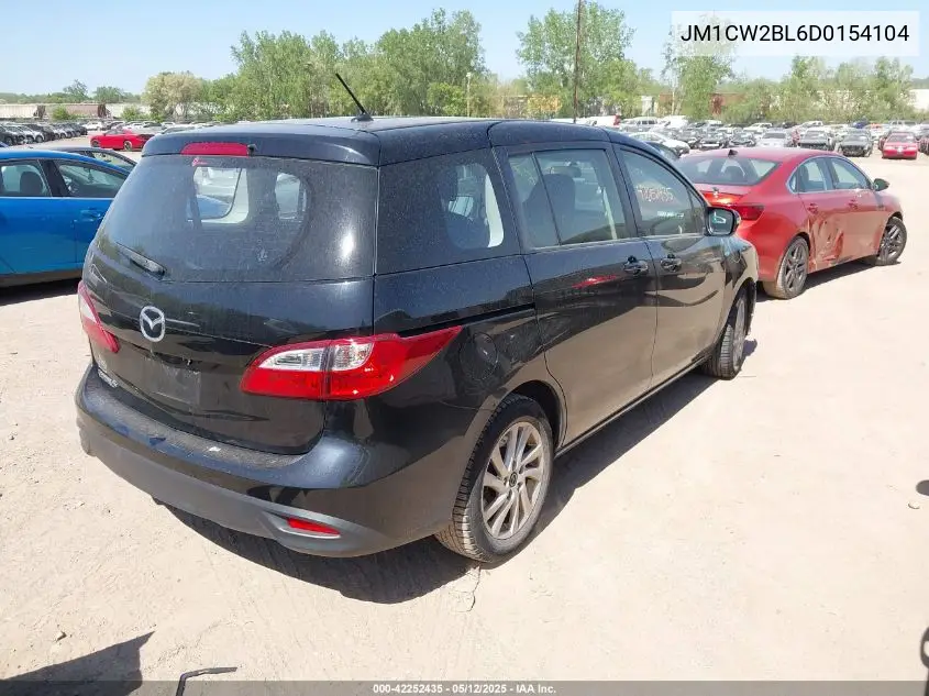 2013 Mazda Mazda5 Sport VIN: JM1CW2BL6D0154104 Lot: 42252435