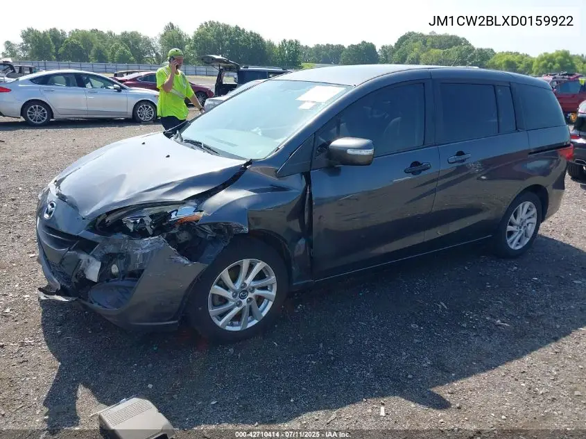 2013 Mazda Mazda5 Sport VIN: JM1CW2BLXD0159922 Lot: 42710414