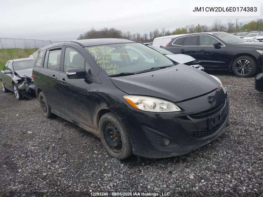 2014 Mazda 5 Grand Touring VIN: JM1CW2DL6E0174383 Lot: 12293245