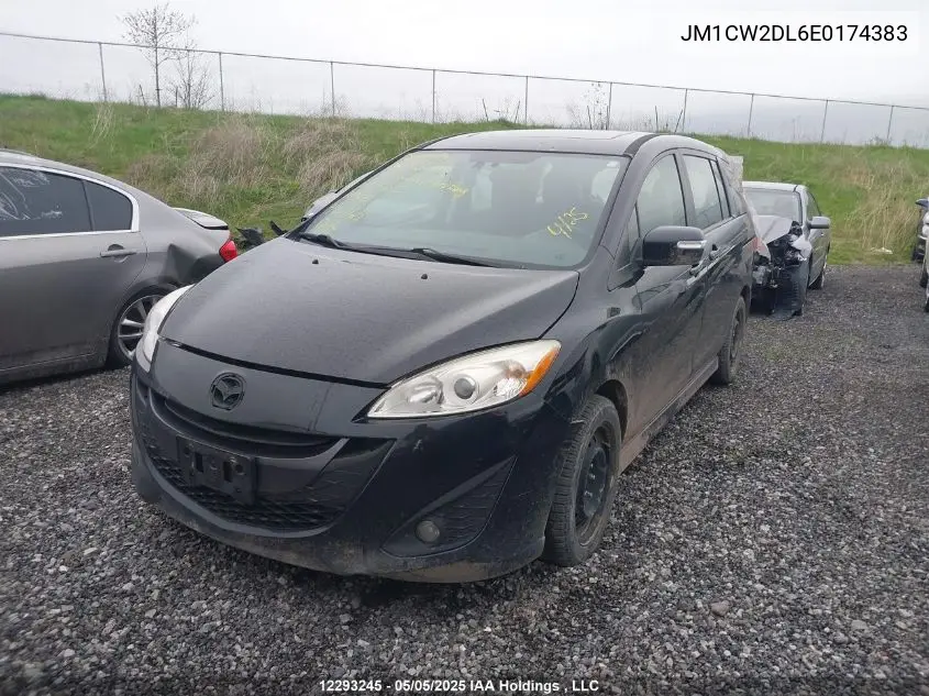 2014 Mazda 5 Grand Touring VIN: JM1CW2DL6E0174383 Lot: 12293245