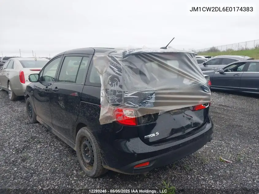 2014 Mazda 5 Grand Touring VIN: JM1CW2DL6E0174383 Lot: 12293245