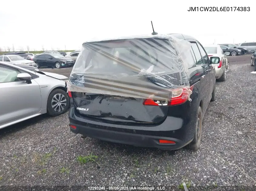 2014 Mazda 5 Grand Touring VIN: JM1CW2DL6E0174383 Lot: 12293245