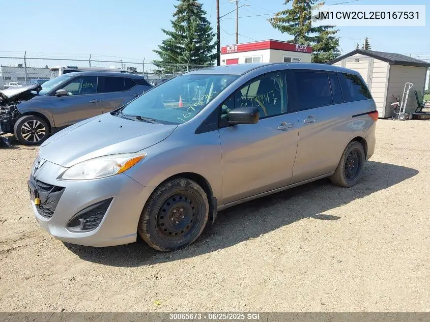 2014 Mazda 5 Touring VIN: JM1CW2CL2E0167531 Lot: 30065673