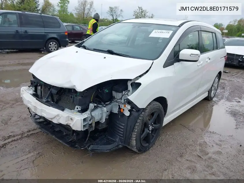 2014 Mazda Mazda5 Grand Touring VIN: JM1CW2DL8E0171579 Lot: 42188258