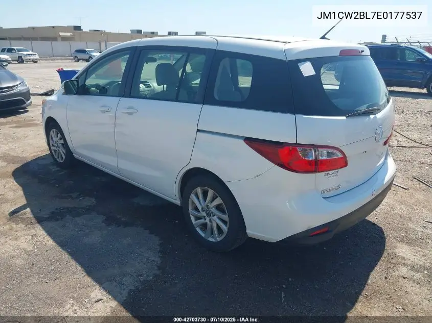 2014 Mazda Mazda5 Sport VIN: JM1CW2BL7E0177537 Lot: 42703730