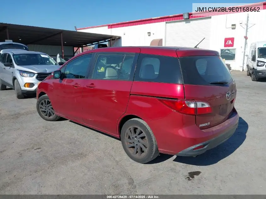 2014 Mazda Mazda5 Sport VIN: JM1CW2BL9E0168662 Lot: 42726429