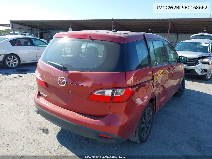 2014 Mazda Mazda5 Sport VIN: JM1CW2BL9E0168662 Lot: 42726429