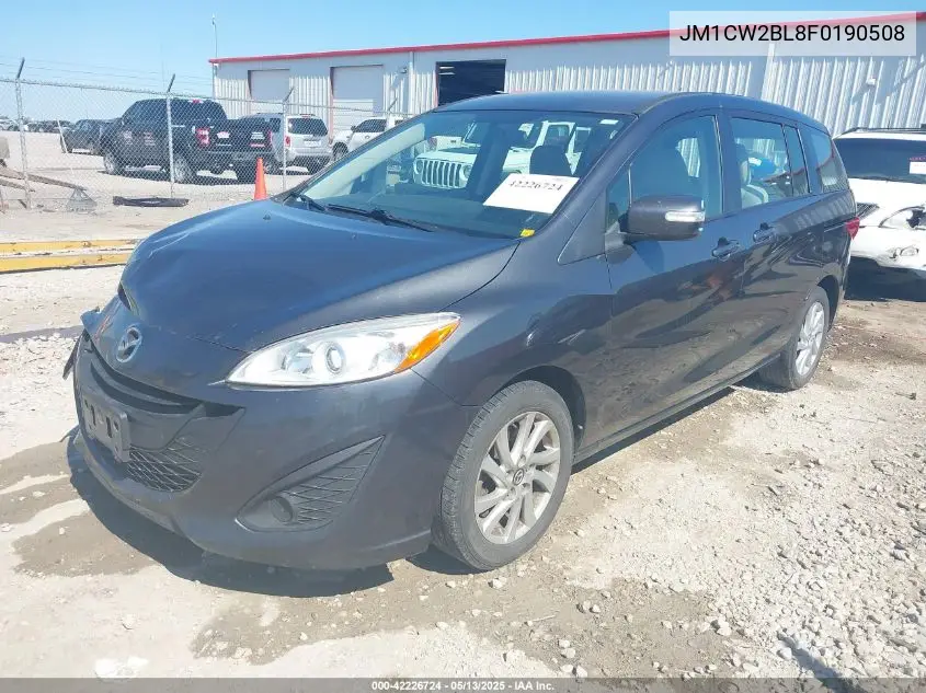 2015 Mazda Mazda5 Sport VIN: JM1CW2BL8F0190508 Lot: 42226724