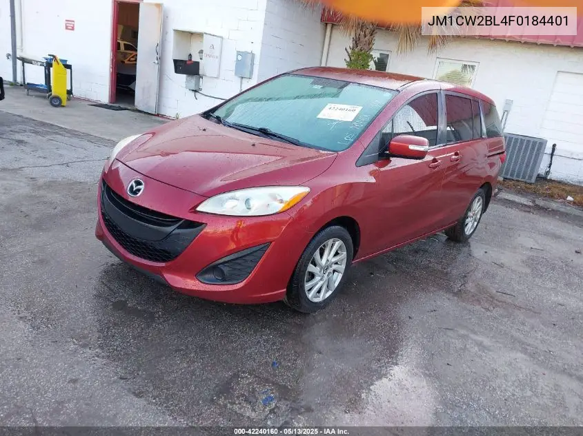2015 Mazda Mazda5 Sport VIN: JM1CW2BL4F0184401 Lot: 42240160