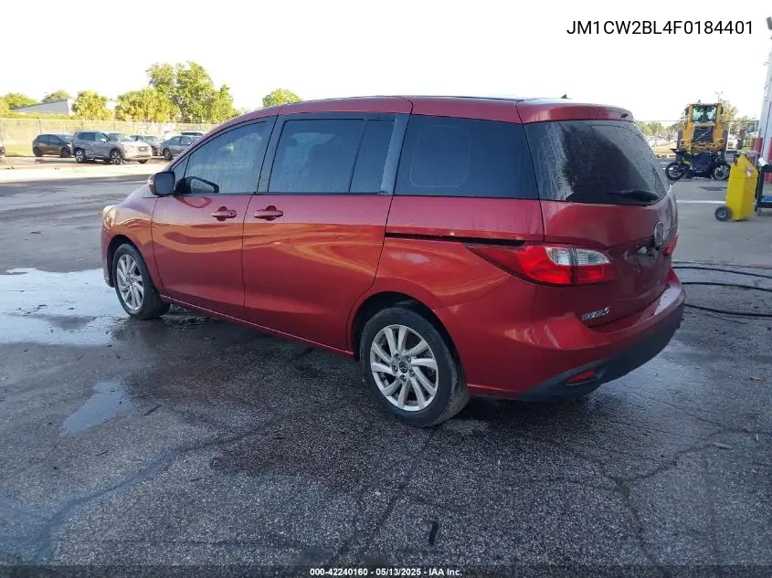 2015 Mazda Mazda5 Sport VIN: JM1CW2BL4F0184401 Lot: 42240160