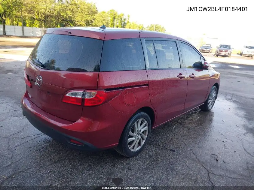 2015 Mazda Mazda5 Sport VIN: JM1CW2BL4F0184401 Lot: 42240160