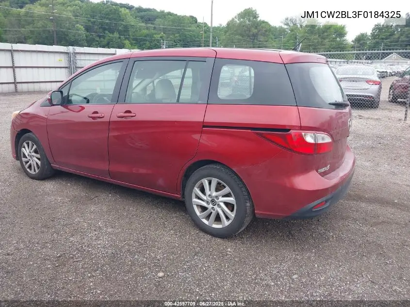 2015 Mazda Mazda5 Sport VIN: JM1CW2BL3F0184325 Lot: 42597709