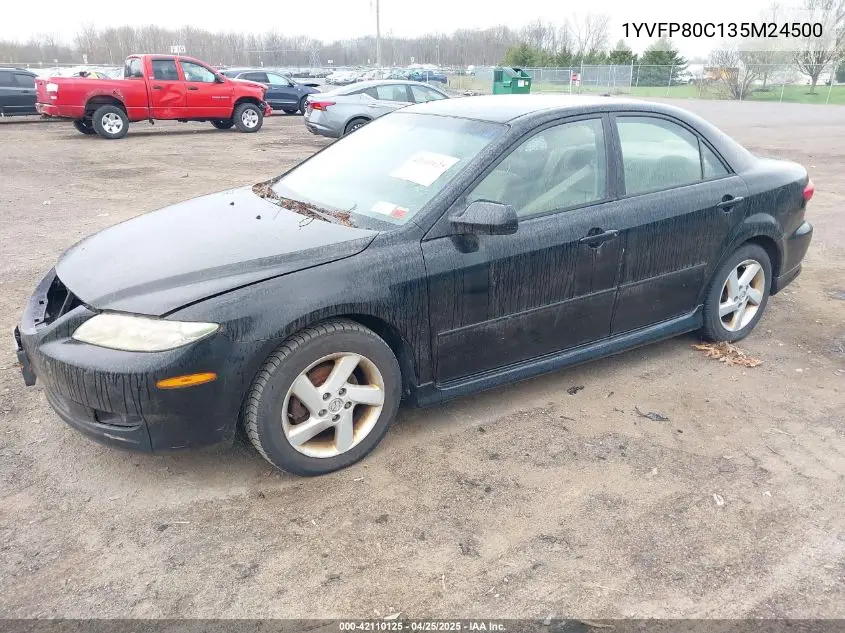 2003 Mazda Mazda6 I VIN: 1YVFP80C135M24500 Lot: 42110125