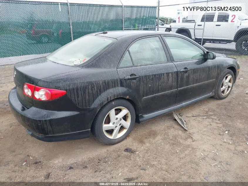 2003 Mazda Mazda6 I VIN: 1YVFP80C135M24500 Lot: 42110125