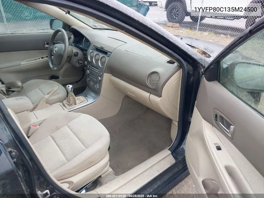 2003 Mazda Mazda6 I VIN: 1YVFP80C135M24500 Lot: 42110125