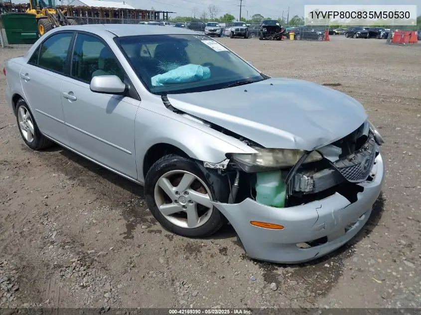 2003 Mazda Mazda6 I VIN: 1YVFP80C835M50530 Lot: 42169390