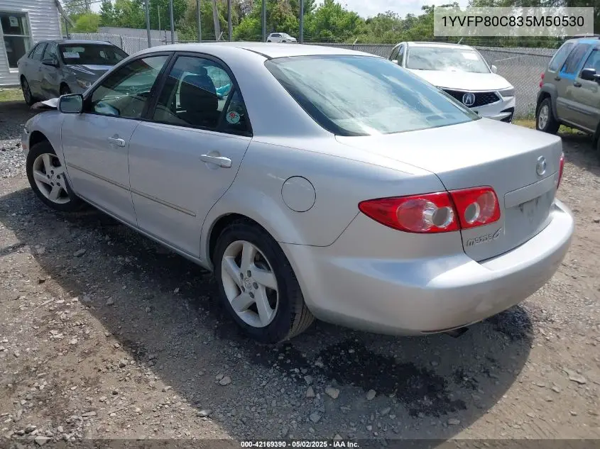 2003 Mazda Mazda6 I VIN: 1YVFP80C835M50530 Lot: 42169390