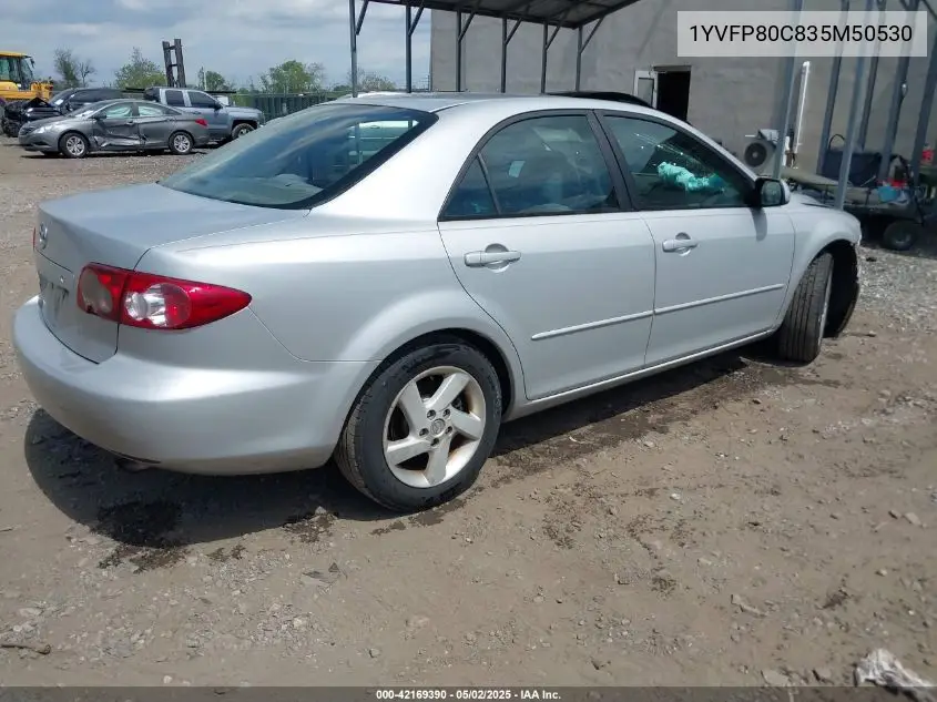 2003 Mazda Mazda6 I VIN: 1YVFP80C835M50530 Lot: 42169390
