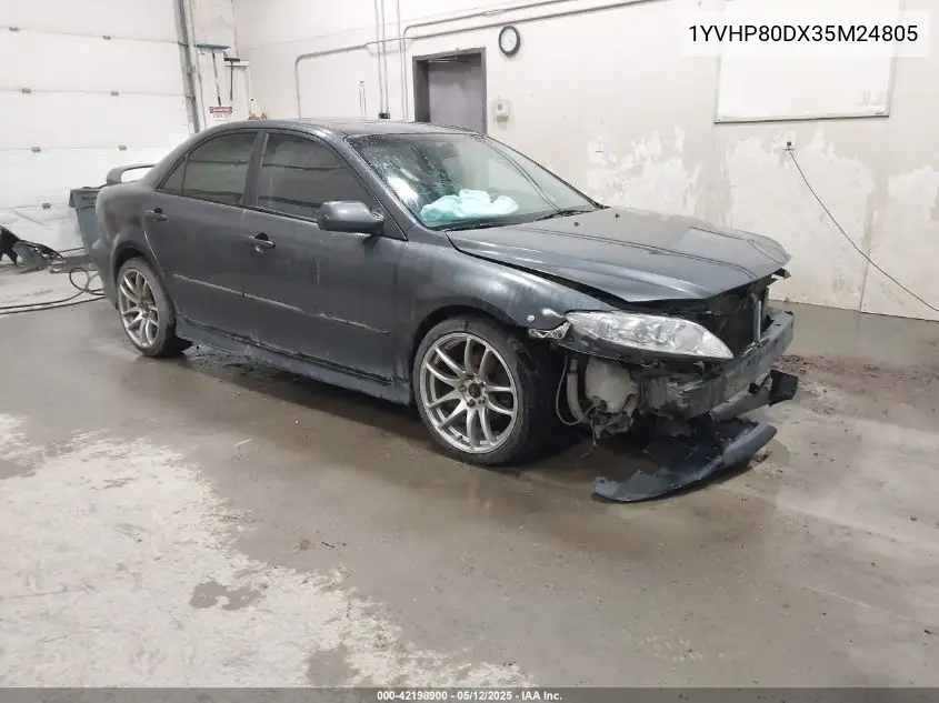 2003 Mazda Mazda6 S VIN: 1YVHP80DX35M24805 Lot: 42198900