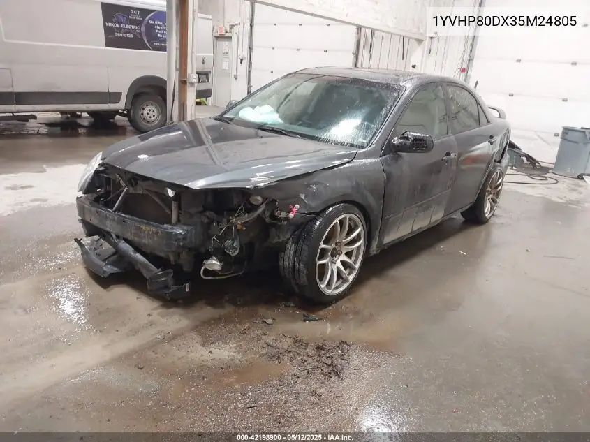 2003 Mazda Mazda6 S VIN: 1YVHP80DX35M24805 Lot: 42198900