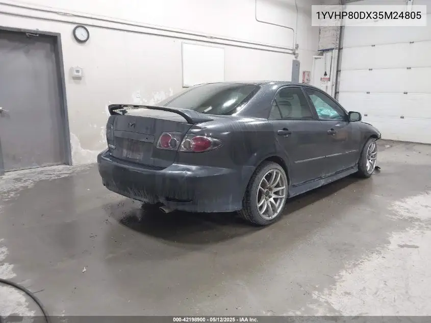 2003 Mazda Mazda6 S VIN: 1YVHP80DX35M24805 Lot: 42198900