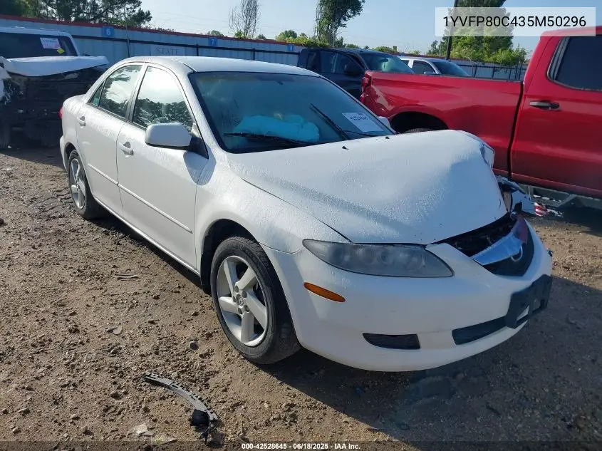 2003 Mazda Mazda6 I VIN: 1YVFP80C435M50296 Lot: 42528645