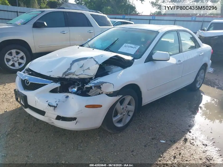 2003 Mazda Mazda6 I VIN: 1YVFP80C435M50296 Lot: 42528645