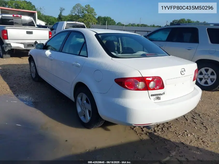 2003 Mazda Mazda6 I VIN: 1YVFP80C435M50296 Lot: 42528645