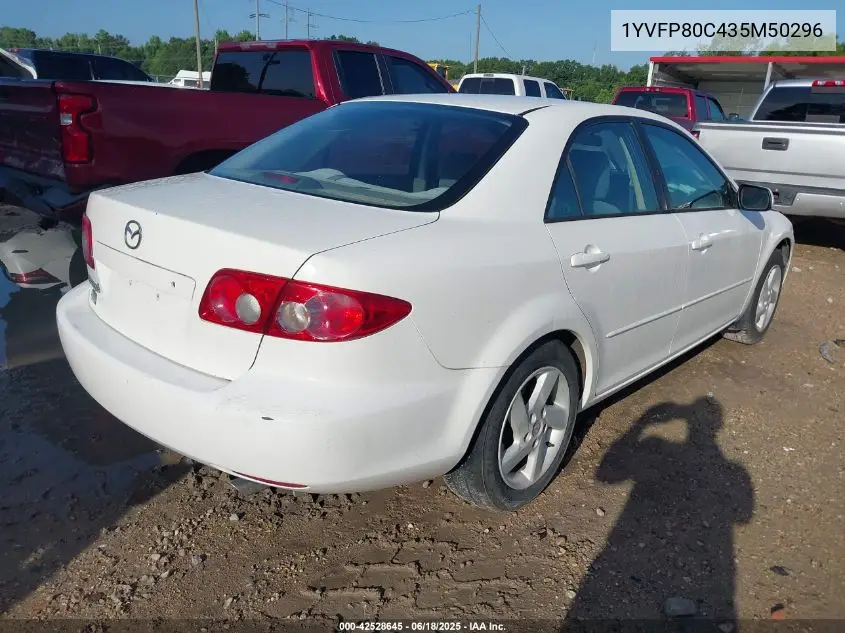 2003 Mazda Mazda6 I VIN: 1YVFP80C435M50296 Lot: 42528645