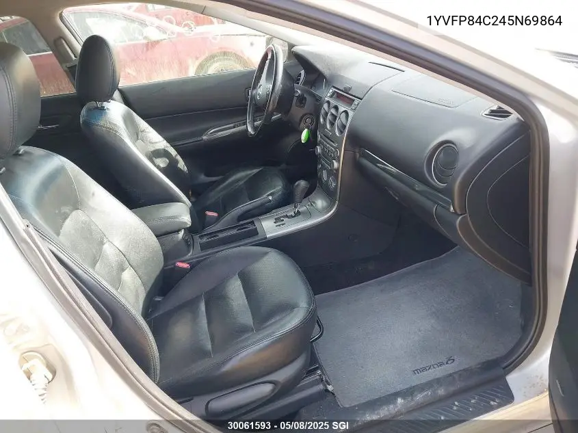 2004 Mazda 6 I VIN: 1YVFP84C245N69864 Lot: 30061593