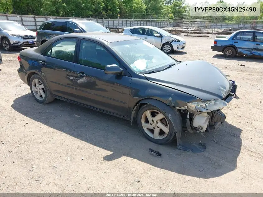 2004 Mazda Mazda6 I VIN: 1YVFP80CX45N29490 Lot: 42162207