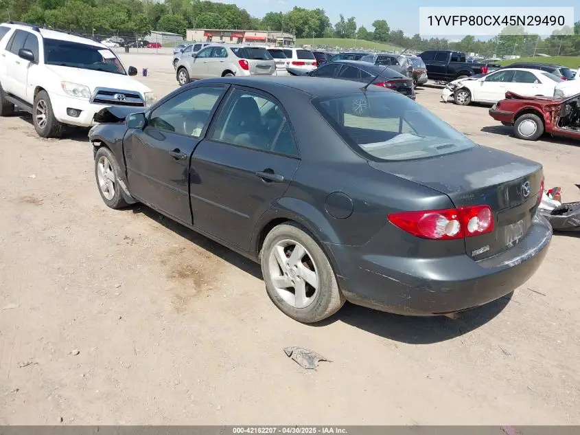 2004 Mazda Mazda6 I VIN: 1YVFP80CX45N29490 Lot: 42162207