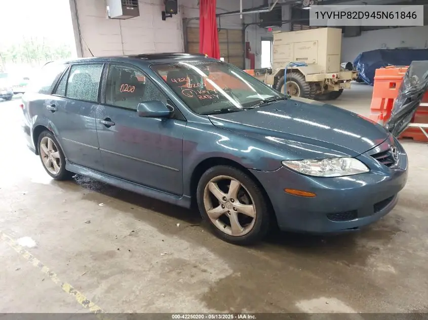 2004 Mazda Mazda6 S VIN: 1YVHP82D945N61846 Lot: 42250200