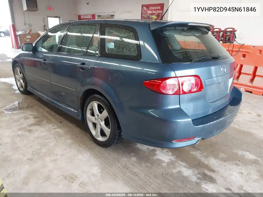 2004 Mazda Mazda6 S VIN: 1YVHP82D945N61846 Lot: 42250200