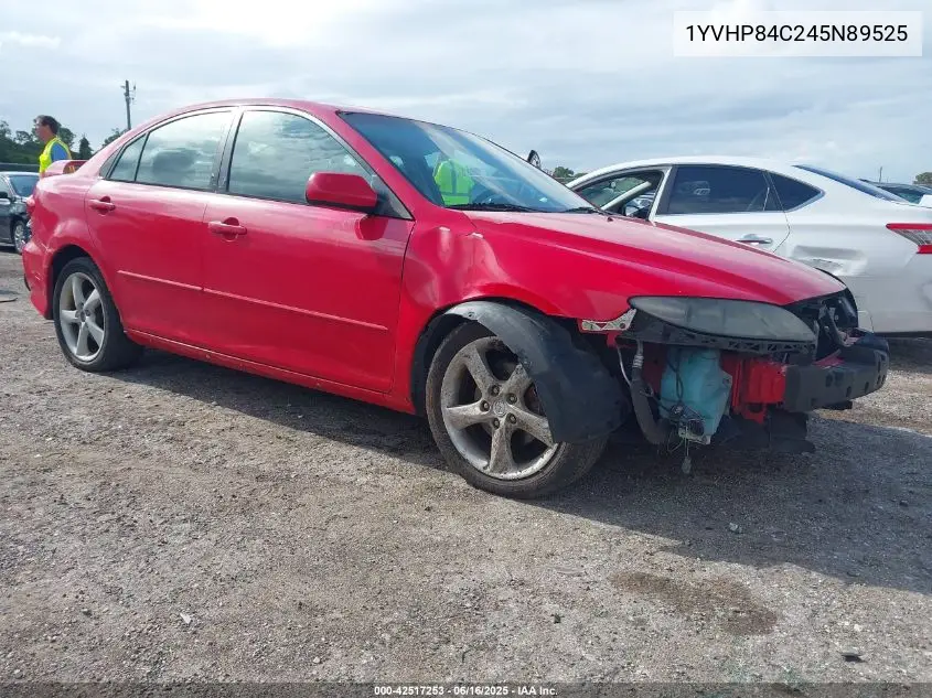 2004 Mazda Mazda6 I VIN: 1YVHP84C245N89525 Lot: 42517253