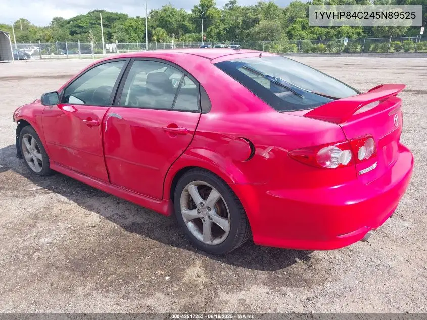 2004 Mazda Mazda6 I VIN: 1YVHP84C245N89525 Lot: 42517253
