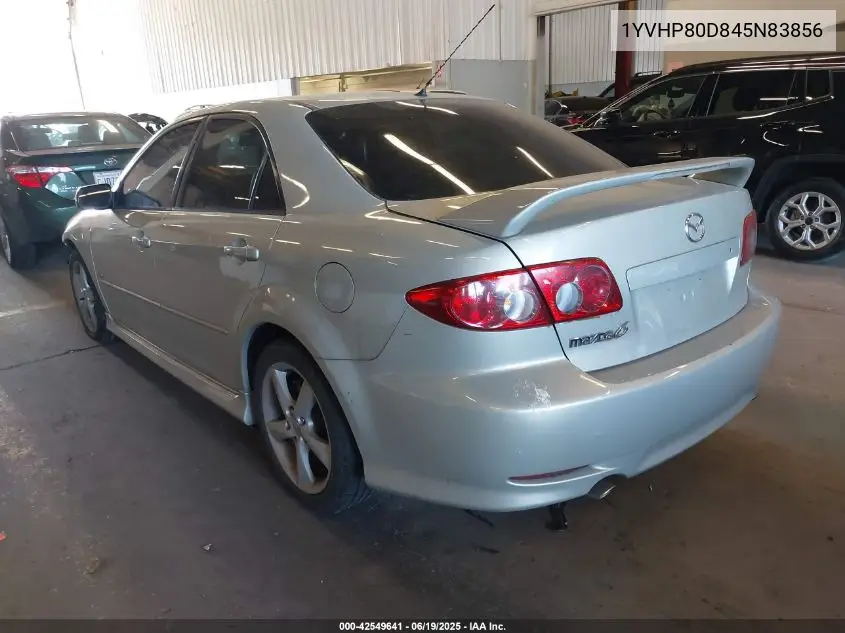 2004 Mazda Mazda6 S VIN: 1YVHP80D845N83856 Lot: 42549641