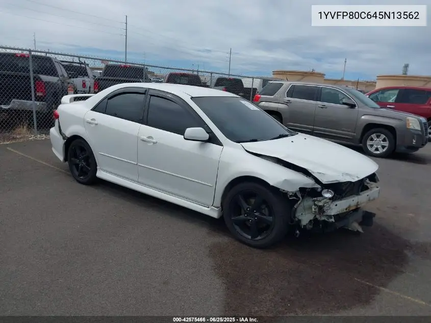 2004 Mazda Mazda6 I VIN: 1YVFP80C645N13562 Lot: 42575466
