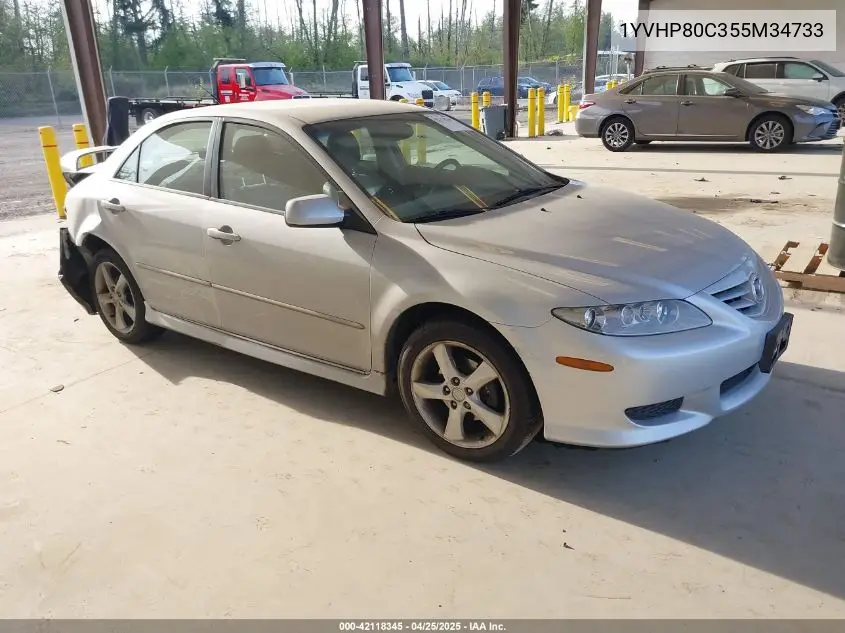 2005 Mazda Mazda6 I Sport VIN: 1YVHP80C355M34733 Lot: 42118345