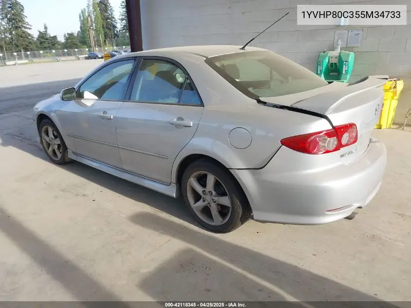 2005 Mazda Mazda6 I Sport VIN: 1YVHP80C355M34733 Lot: 42118345