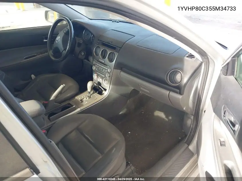 2005 Mazda Mazda6 I Sport VIN: 1YVHP80C355M34733 Lot: 42118345