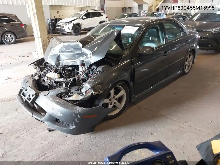 2005 Mazda Mazda6 I Grand Touring VIN: 1YVHP80C455M15995 Lot: 42125346