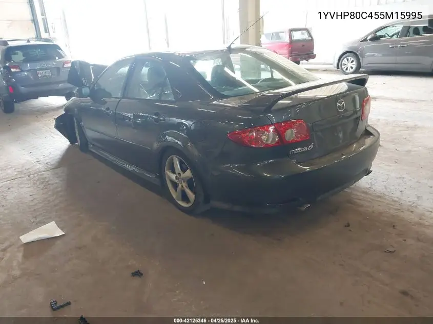 2005 Mazda Mazda6 I Grand Touring VIN: 1YVHP80C455M15995 Lot: 42125346