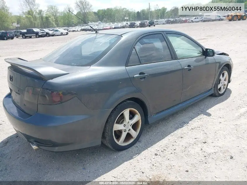 2005 Mazda Mazda6 S Sport VIN: 1YVHP80DX55M60044 Lot: 42181650