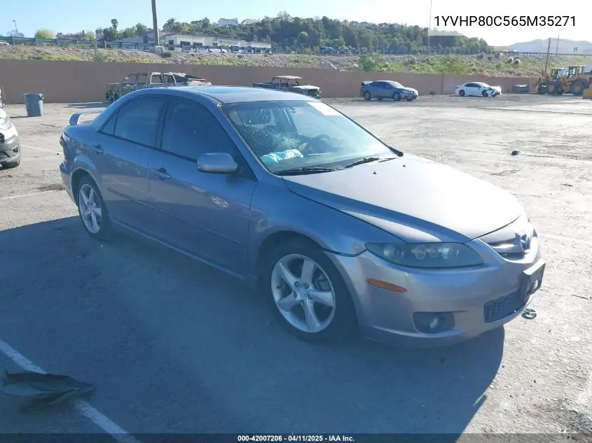 2006 Mazda Mazda6 I Sport VIN: 1YVHP80C565M35271 Lot: 42007206