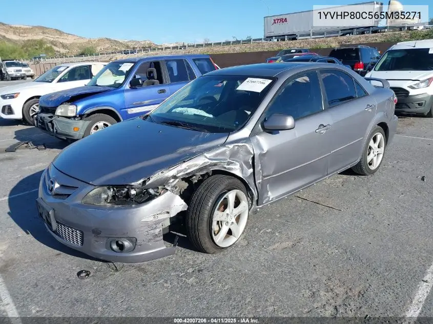 2006 Mazda Mazda6 I Sport VIN: 1YVHP80C565M35271 Lot: 42007206