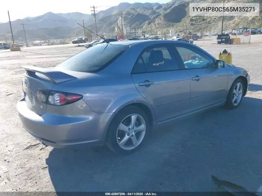 2006 Mazda Mazda6 I Sport VIN: 1YVHP80C565M35271 Lot: 42007206