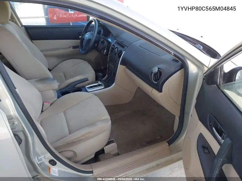 2006 Mazda Mazda6 I VIN: 1YVHP80C565M04845 Lot: 42208848