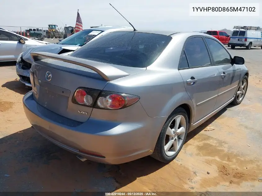 2006 Mazda Mazda6 I Grand Sport VIN: 1YVHP80D865M47102 Lot: 42218244