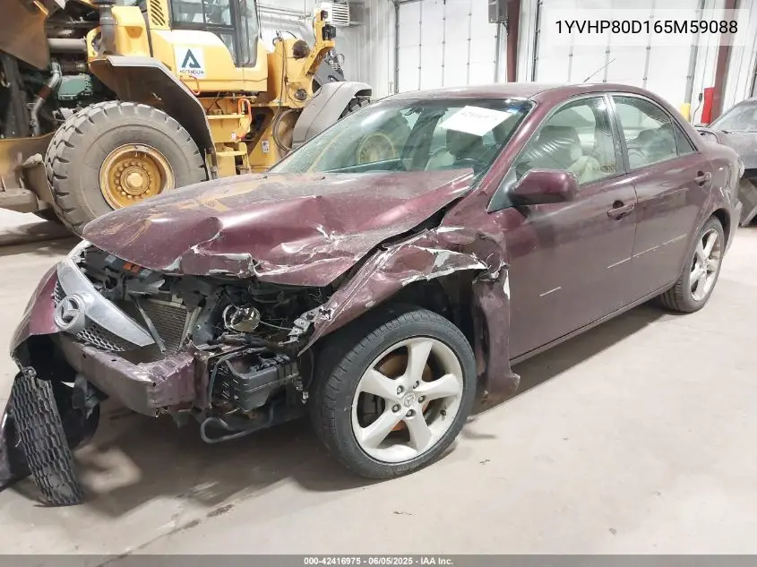 2006 Mazda Mazda6 S VIN: 1YVHP80D165M59088 Lot: 42416975